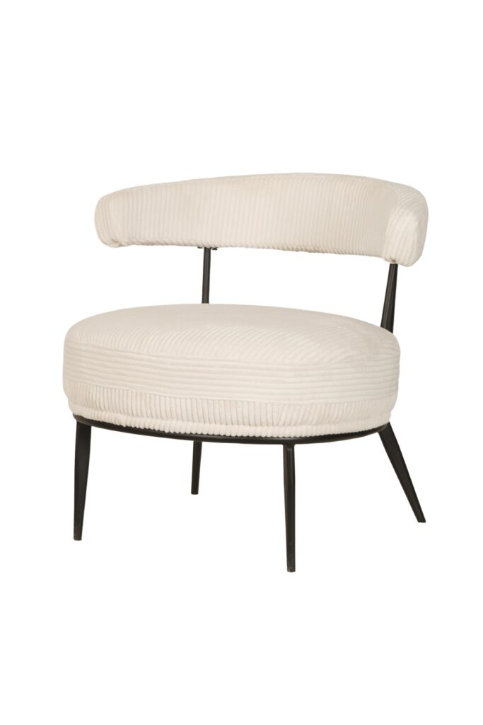 Cream accent chair