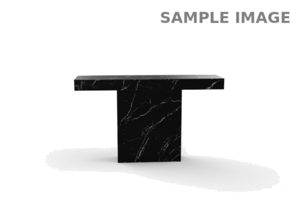 Black console table