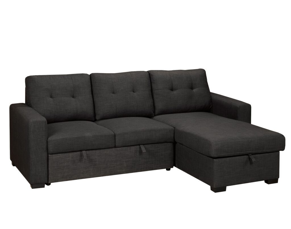 Grey sofa bed