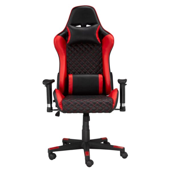 Black and red gaming chair