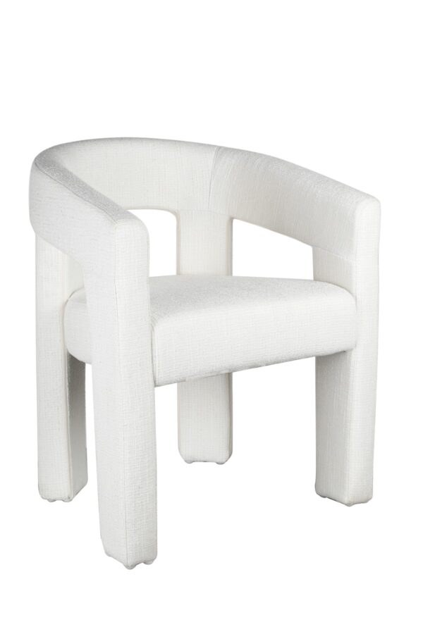 White dining chair