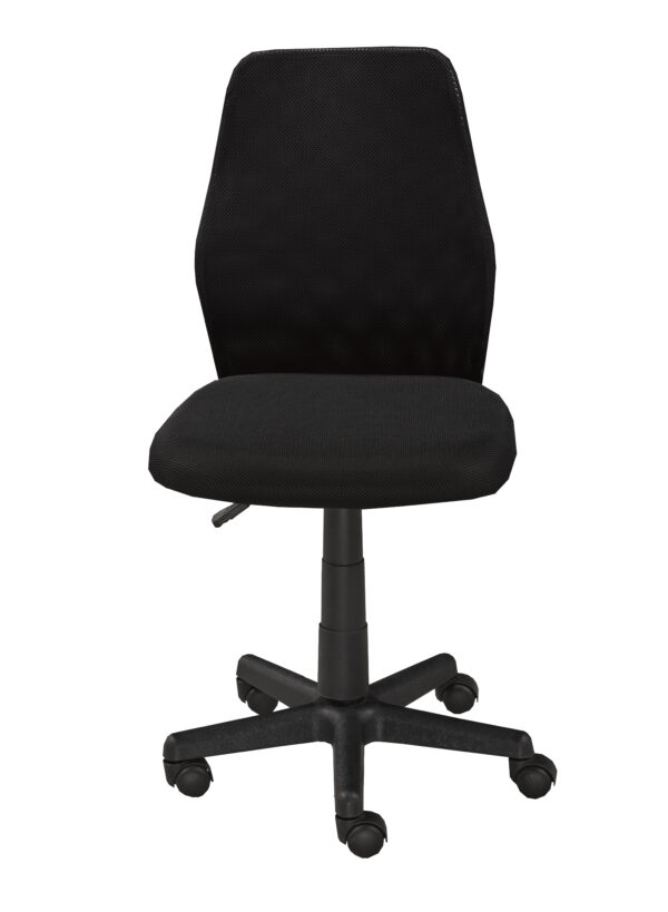 Black mesh office chair
