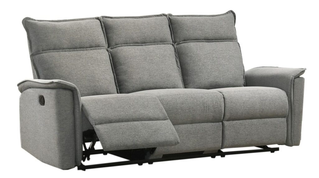 Grey recliner sofa