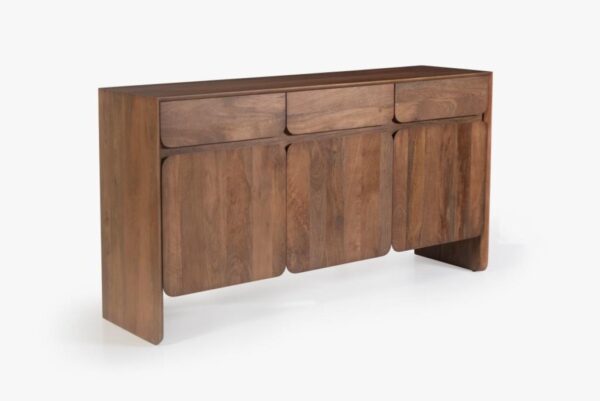 Dark oak storage cabinet