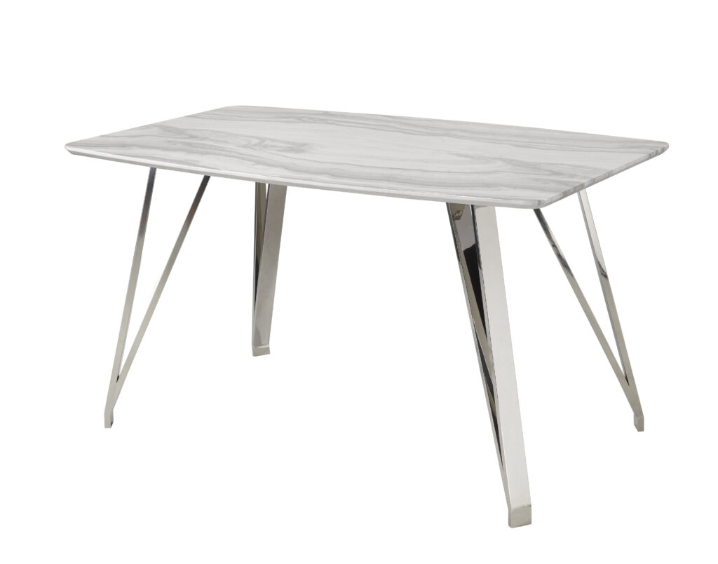 Silver counter table
