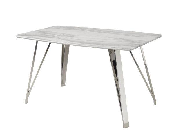 Silver counter table