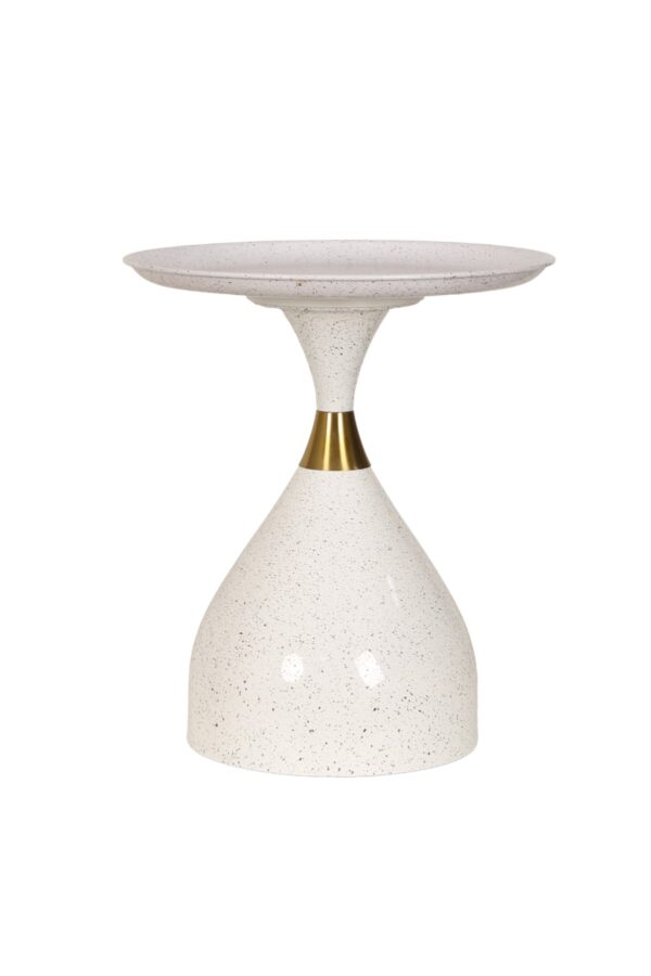 White accent table