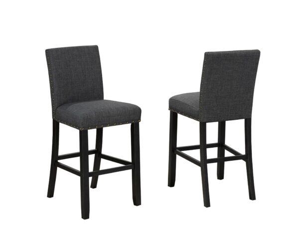 Grey 29″ bar stool, set of 2