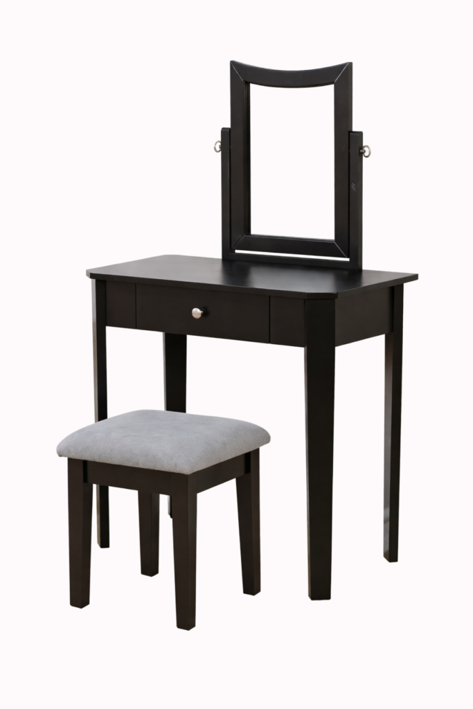 Black vanity set
