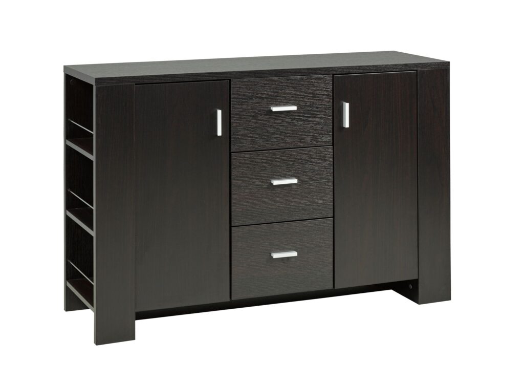 Dark cherry buffet server
