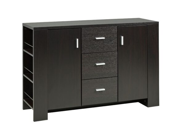 Dark cherry buffet server