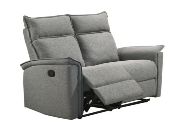 Grey recliner love seat