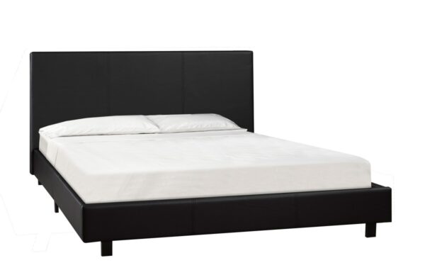 Black queen bed & mattress set