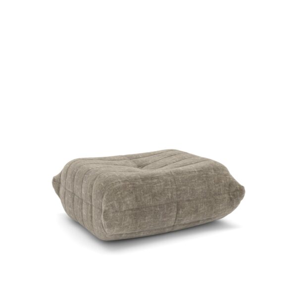 Taupe ottoman