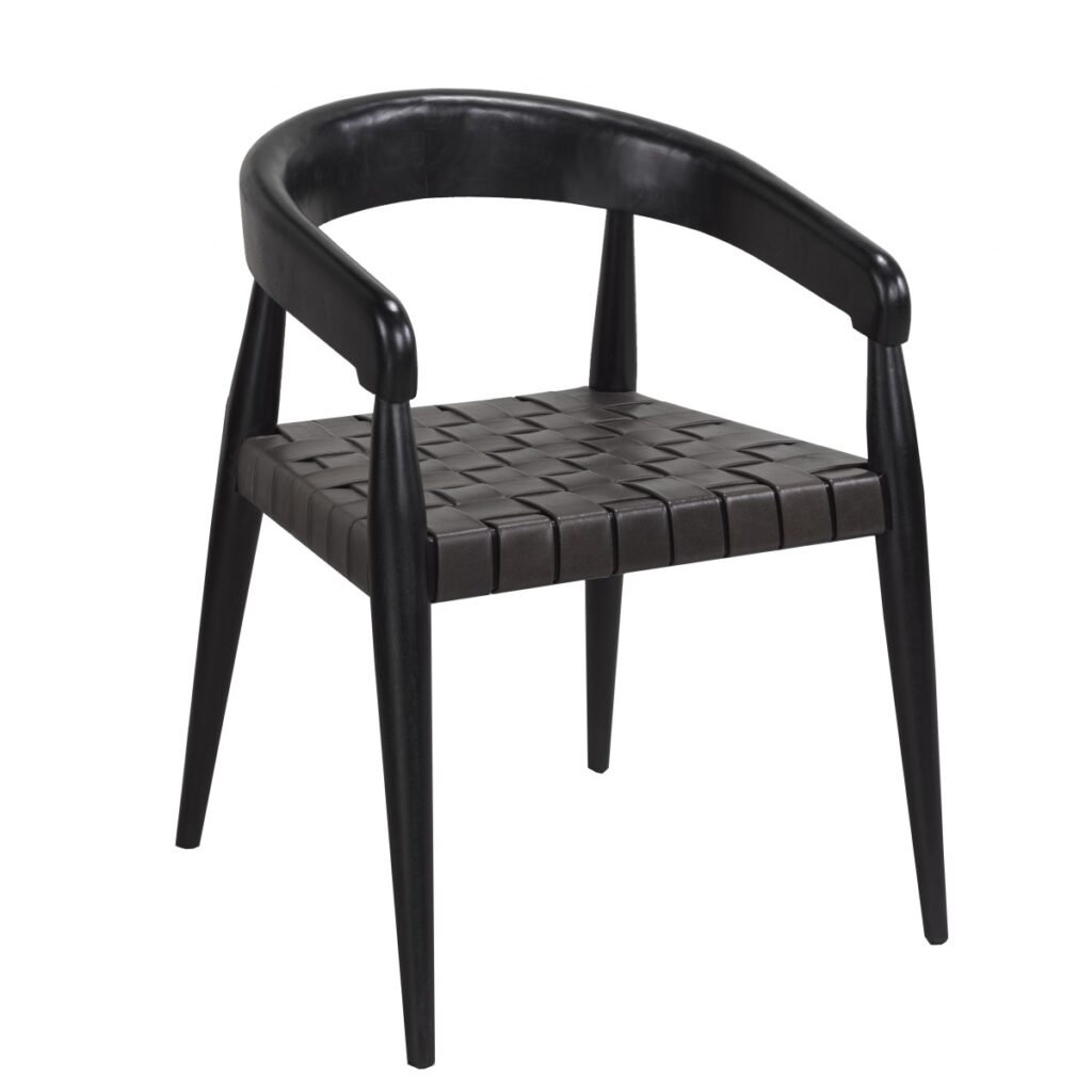 Black dining chair