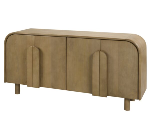 Natural oak side board