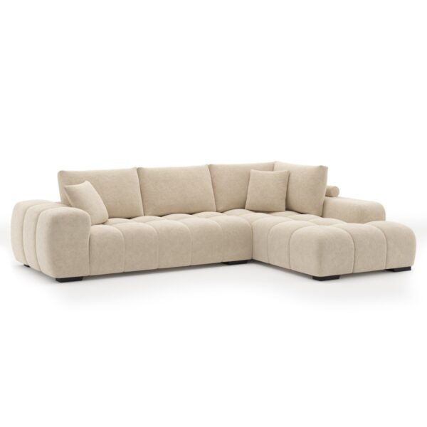 Beige RHF sectional