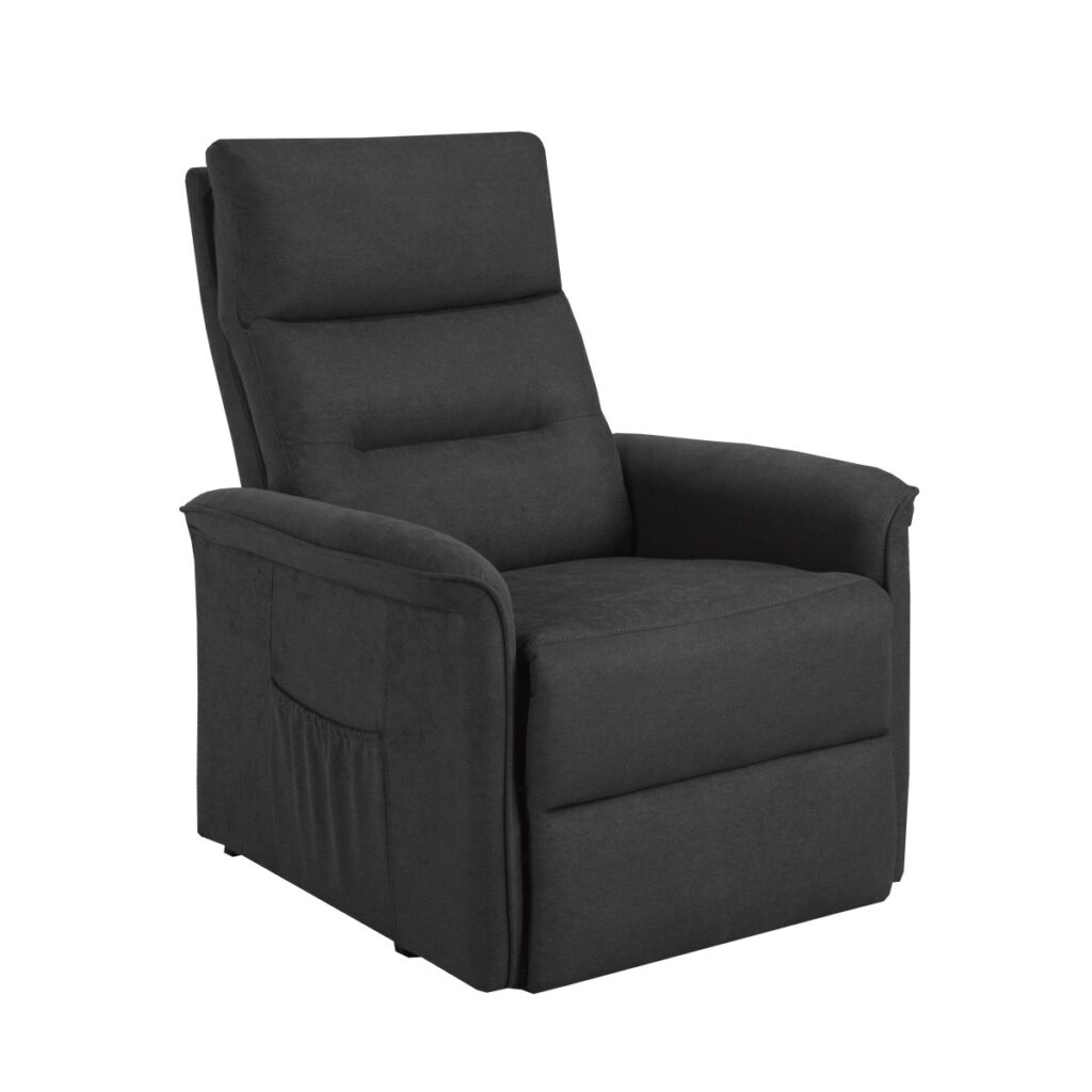 Dark grey recliner lift chair