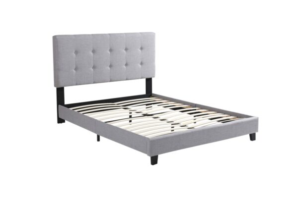 Silver twin platform bed