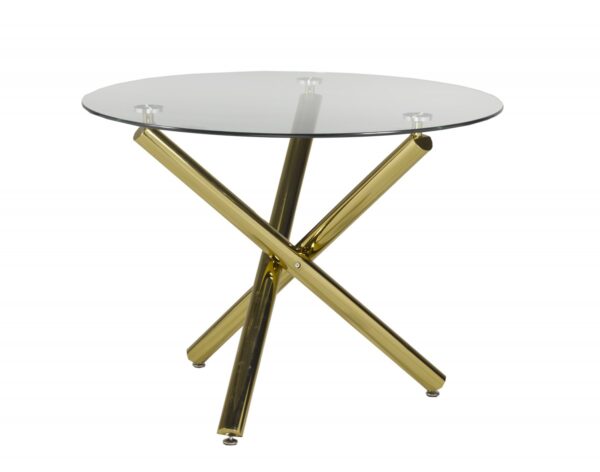 Gold dining table