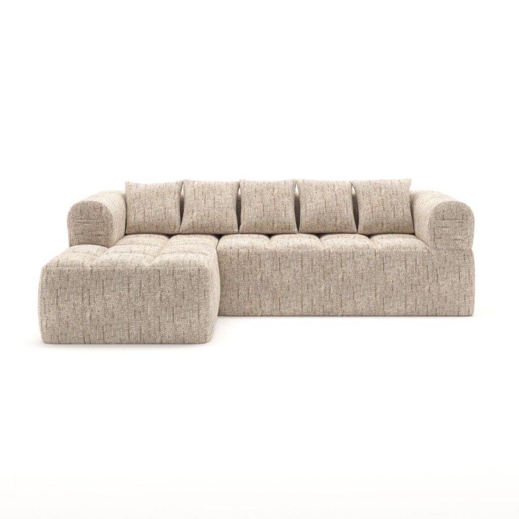 Taupe sectional