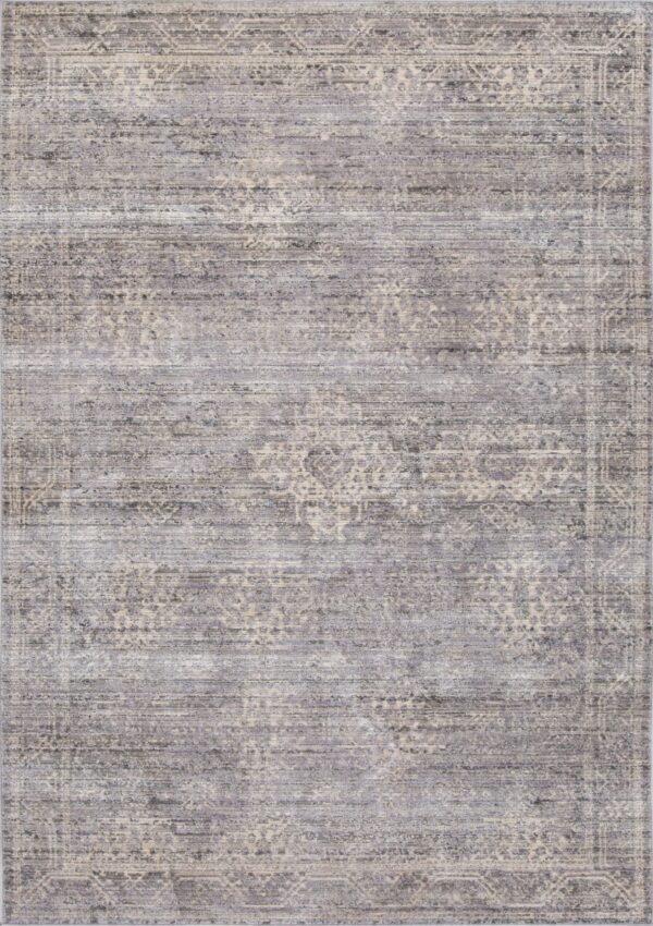 Grey, ivory and beige 7×9 area rug