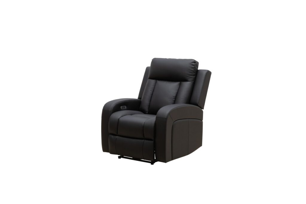 Black power recliner chair