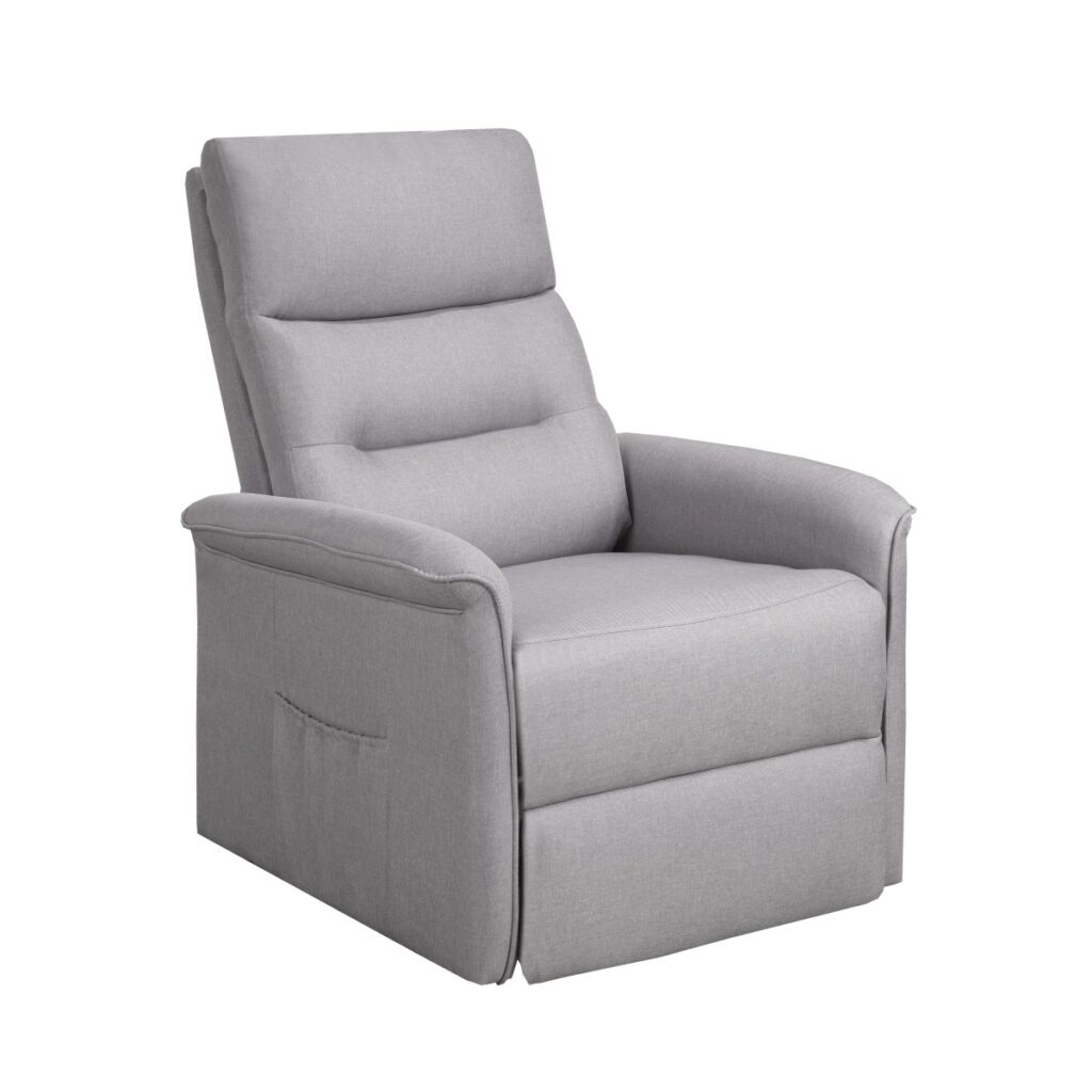 Light grey recliner lift chair