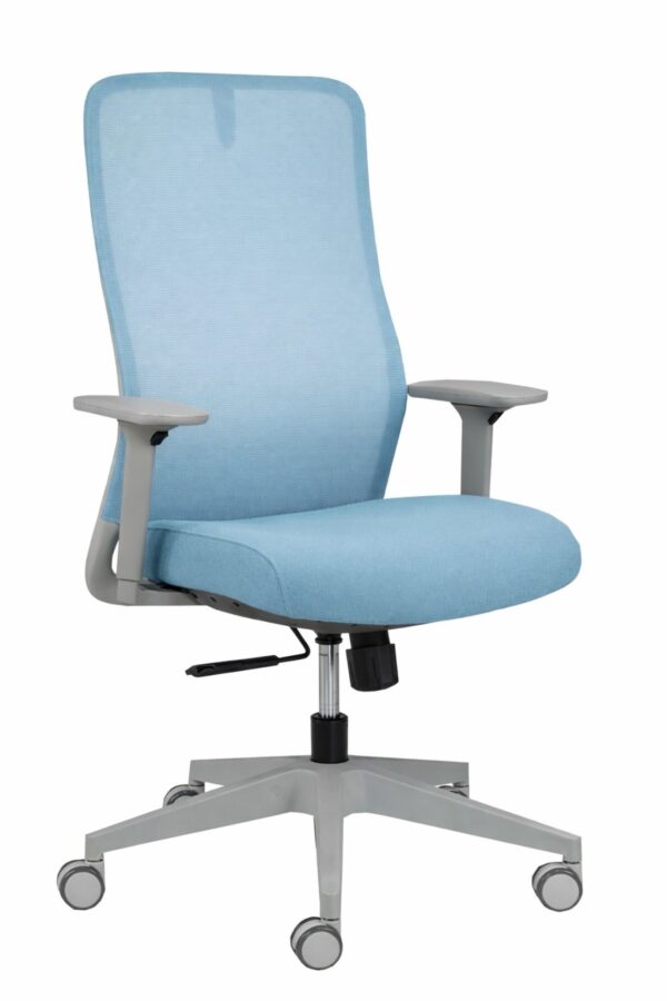 Blue office chair