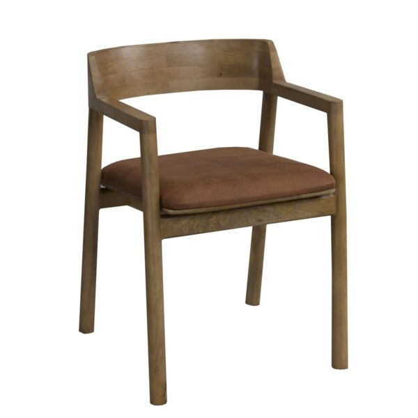 White wash dining chair