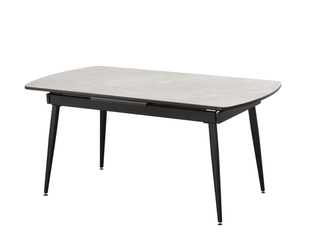 White ext. dining table
