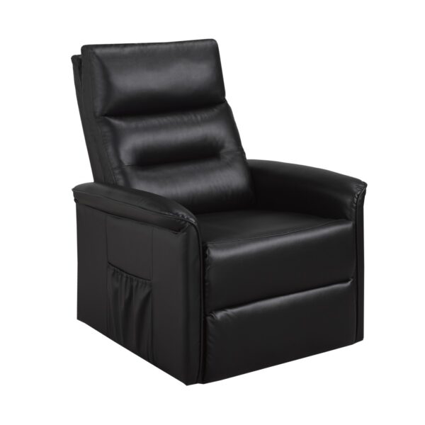 Black recliner lift chair
