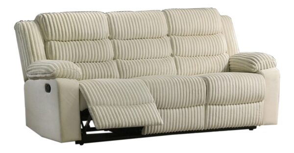 Cream recliner sofa