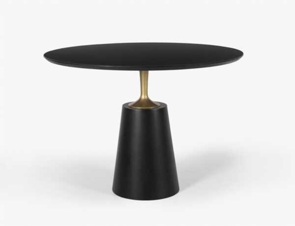 Black dining table