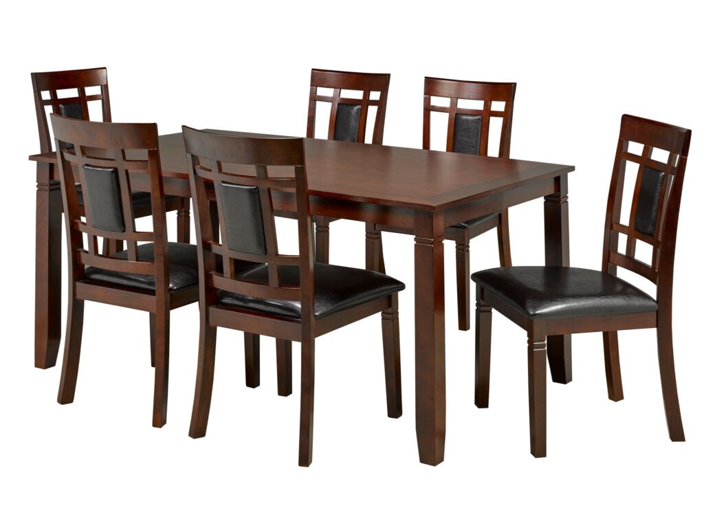 Espresso 7-piece dining set