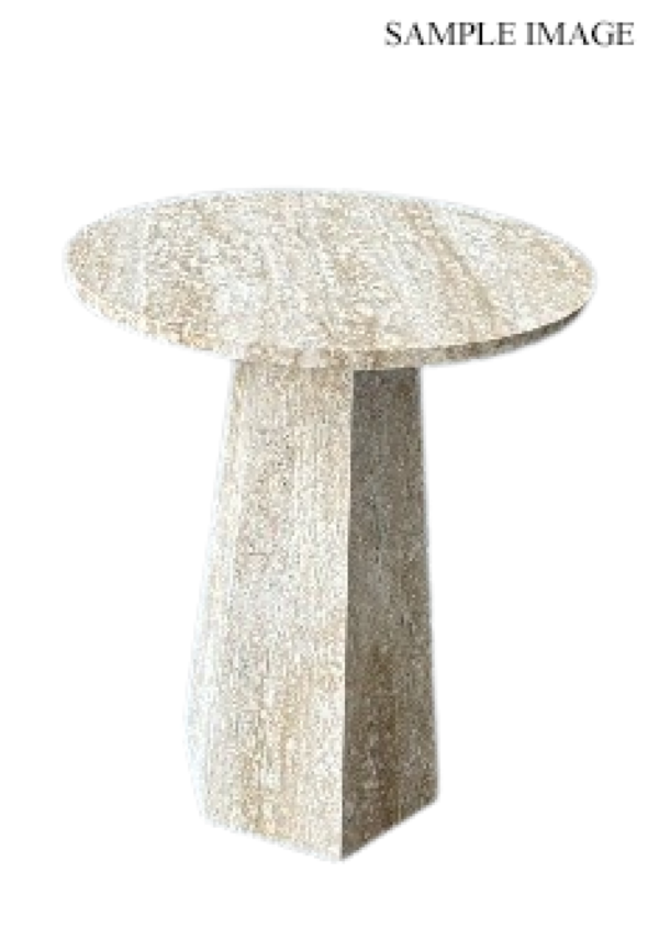 Cream side table