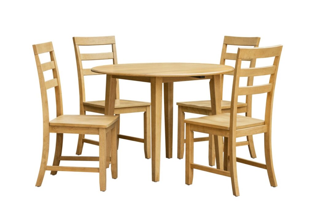 Natural 5-piece dining set