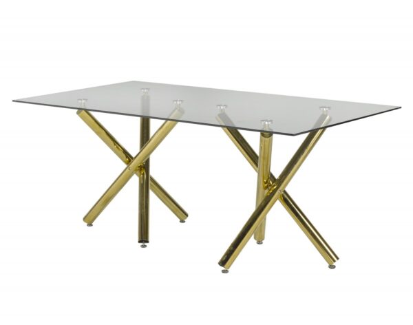 Gold dining table