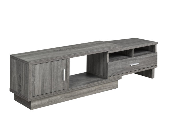 Grey 48″ expandable TV stand