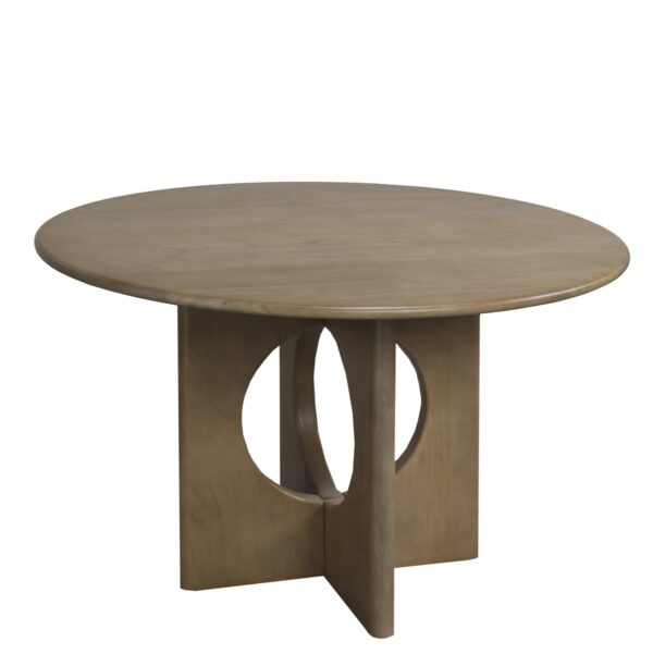 Natural oak dining table