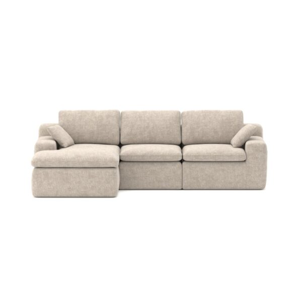 Beige sectional