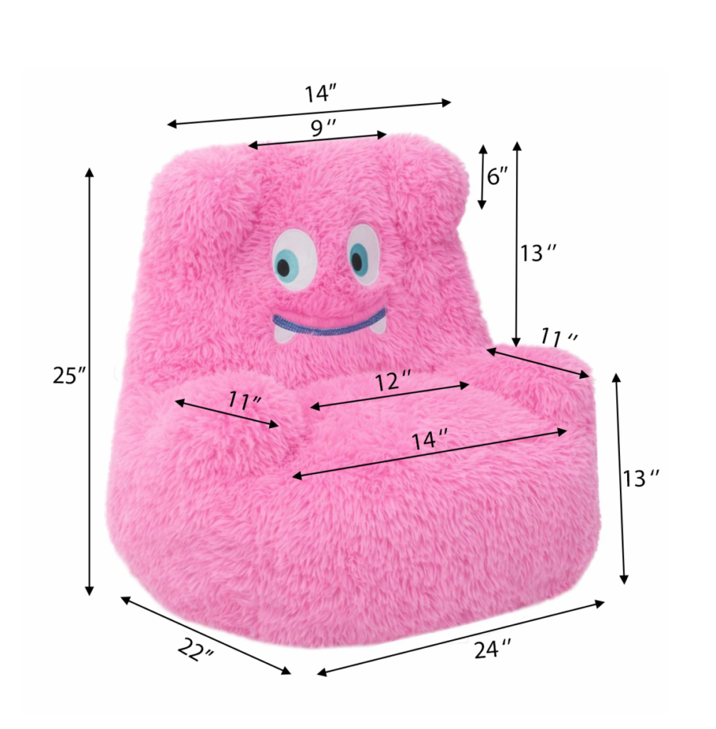 Pink kids’ chair