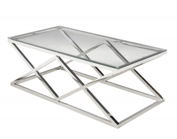 Silver coffee table