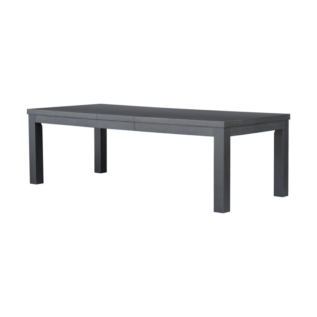 Black dining table