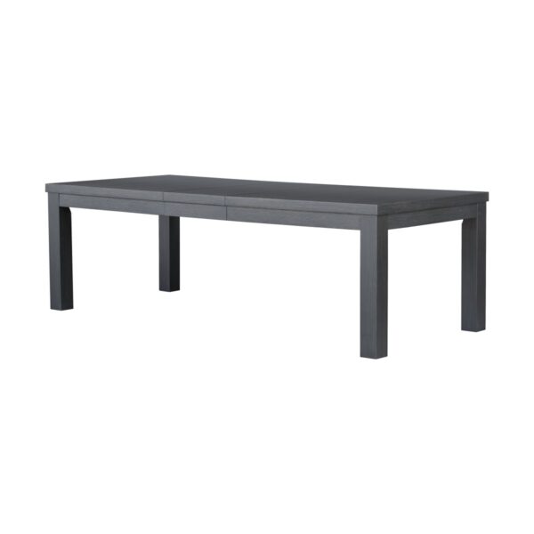 Black dining table