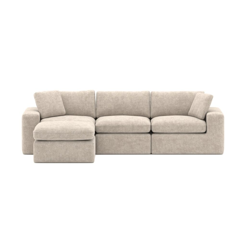Beige sectional