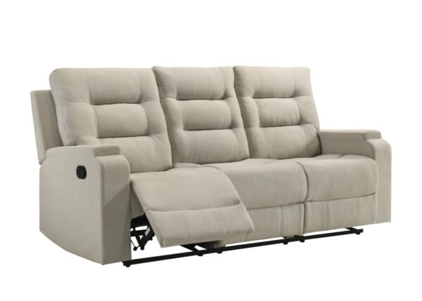 Beige recliner sofa