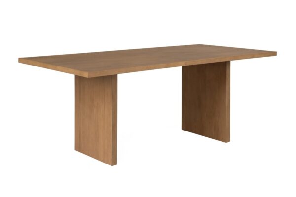 Natural oak dining table
