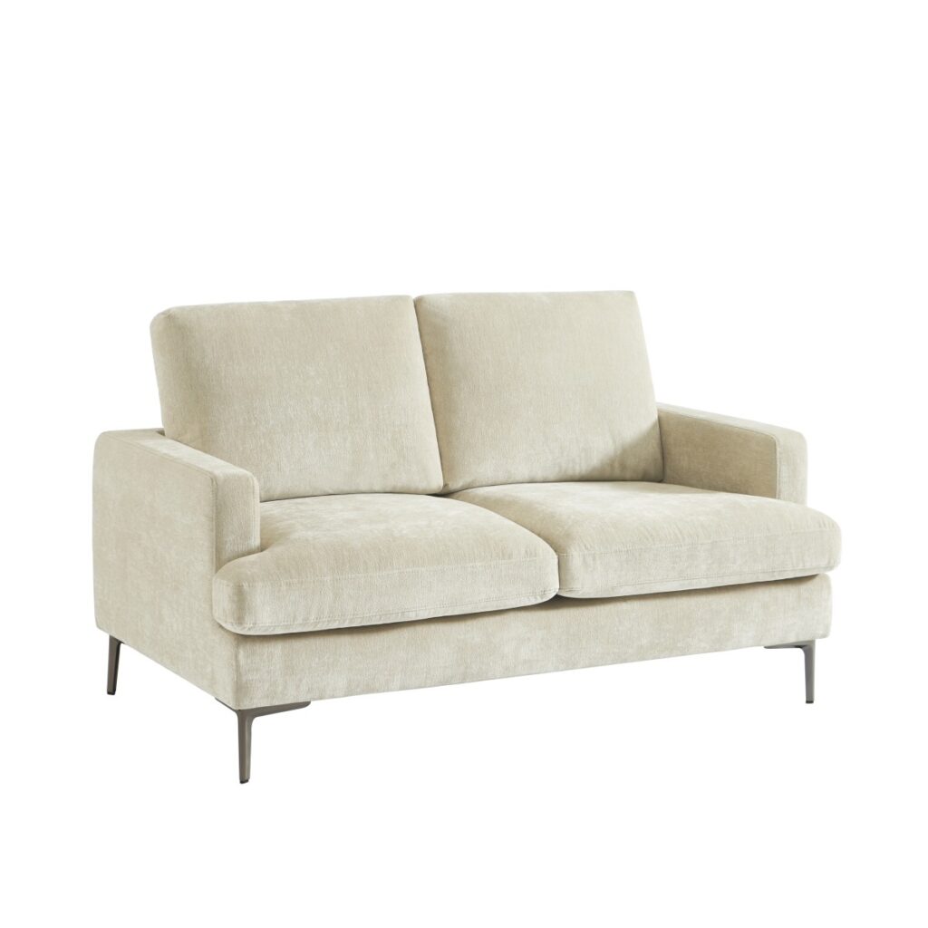 Beige love seat