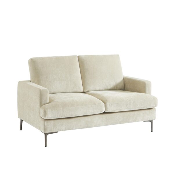 Beige love seat